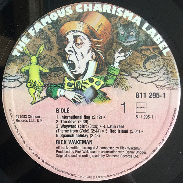 Rick Wakeman : G'olé! - The Official Film Of The 1982 World Cup - The Original Film Soundtrack (LP, Album)