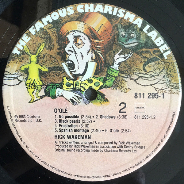 Rick Wakeman : G'olé! - The Official Film Of The 1982 World Cup - The Original Film Soundtrack (LP, Album)