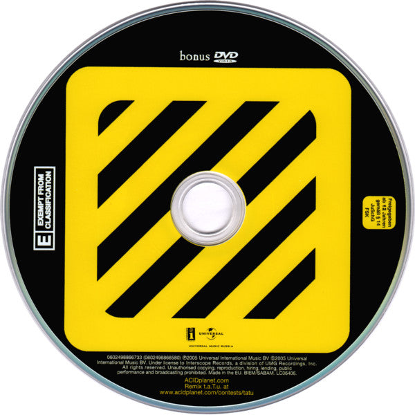 t.A.T.u. : Dangerous And Moving (CD, Album + DVD-V, NTSC + Dlx, Ltd)