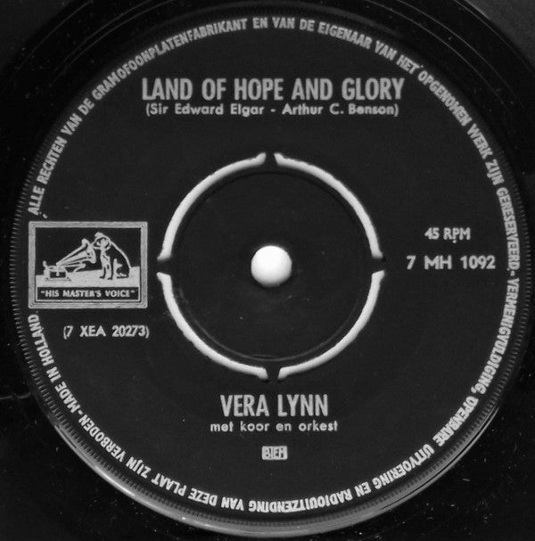 Vera Lynn : Land Of Hope And Glory (7", Single, 4-P)