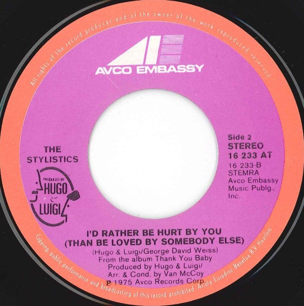 The Stylistics : Can't Give You Anything (But My Love) (7", Single)