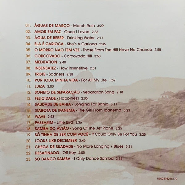 Antonio Carlos Jobim : Sun Sea And Sand Favourites (CD, Comp)