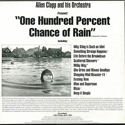 Allen Clapp And His Orchestra : One Hundred Percent Chance Of Rain (LP, Album)