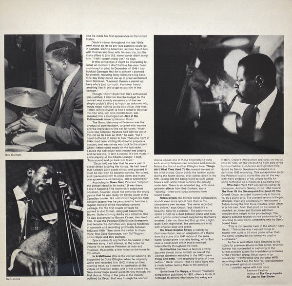 Oscar Peterson : Mellow Mood (LP, Album, RE, Gat)