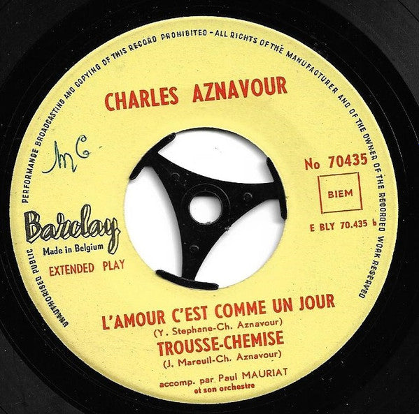 Charles Aznavour : Alleluia (7", EP)
