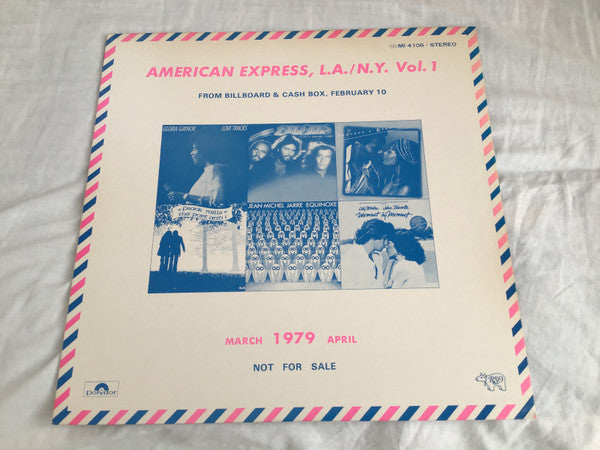 Various : American Express L.A/N.Y Vol. 1 (LP, Comp, Promo)