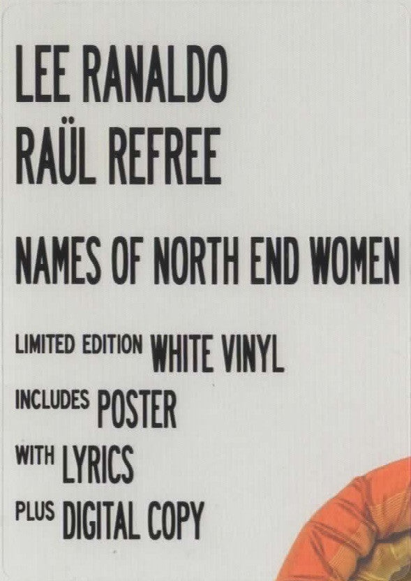 Lee Ranaldo, Refree : Names Of North End Women (LP, Album, Ltd, Whi)