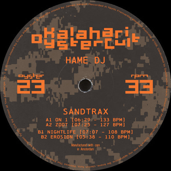 Hame DJ : Sandtrax (12")