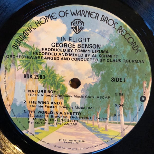 George Benson : In Flight (LP, Album, Mon)