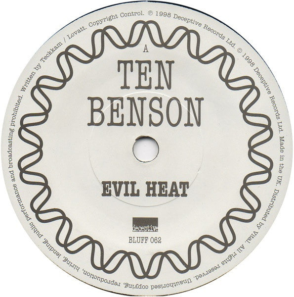 Ten Benson : Evil Heat (7")