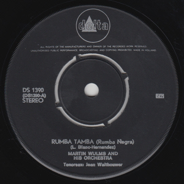 Martin Wulms And His Orchestra : Rumba Tamba (7", Single)