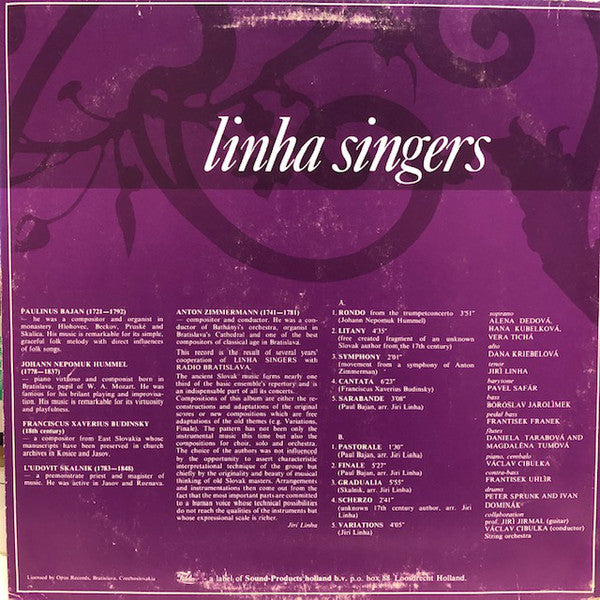 Linha Singers : Linha Singers (LP, Album)
