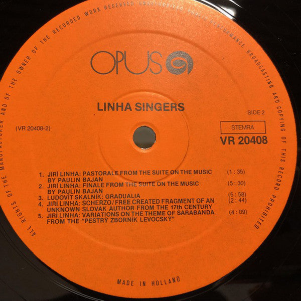Linha Singers : Linha Singers (LP, Album)