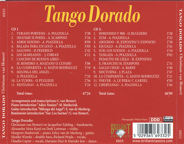 Tango Dorado / Christiaan van Hemert : Tango Dorado (2xCD, Album)