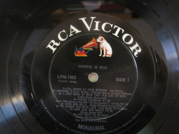 Fats Waller & His Rhythm : Handful Of Keys (LP, Comp, Mono)