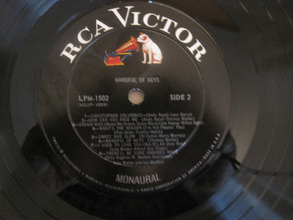 Fats Waller & His Rhythm : Handful Of Keys (LP, Comp, Mono)