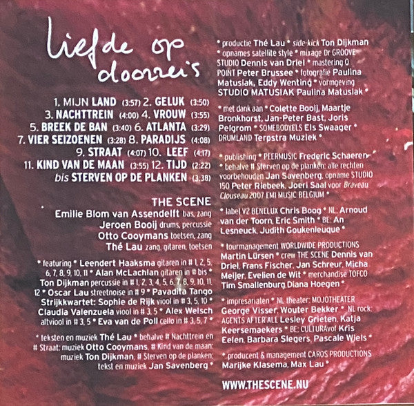 The Scene (2) : Liefde Op Doorreis (CDr, Album, Promo)