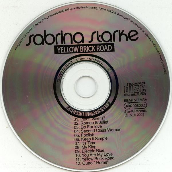 Sabrina Starke : Yellow Brick Road (CD, Album)