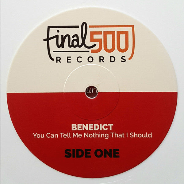 Benedict (10) : You Can Tell Me Nothing That I Should (LP, Album, Ltd, Num, Whi)