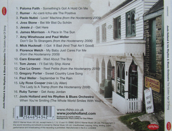 Jools Holland And His Rhythm & Blues Orchestra : The Golden Age Of Song (CD, Album, Son)