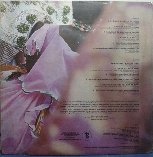 Various : O Brasil Canta Sambas Enredo - 12 Escolas De Samba - Carnaval 78 (LP, Album, Gat)