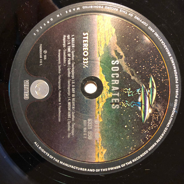 Socrates Drank The Conium : Phos (LP, Album, RP)
