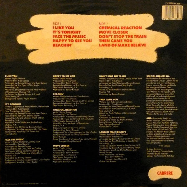 Phyllis Nelson : I Like You (LP, Album)