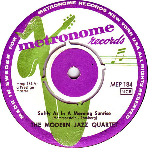 The Modern Jazz Quartet : Concorde (7", EP)