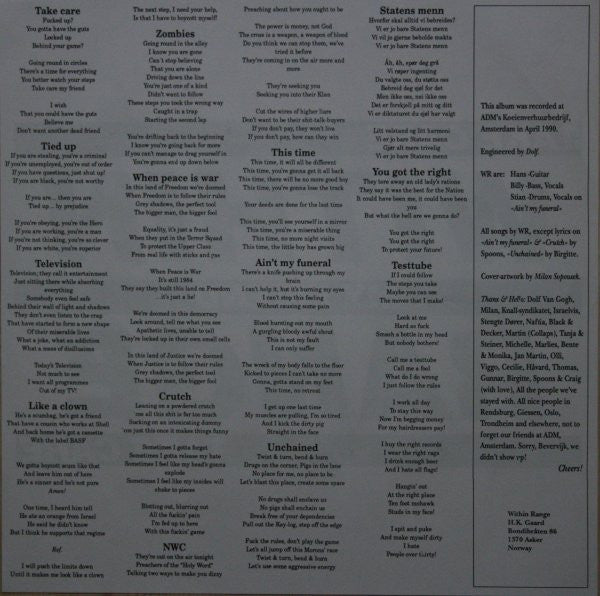 Within Range : Take Care (LP, Album)