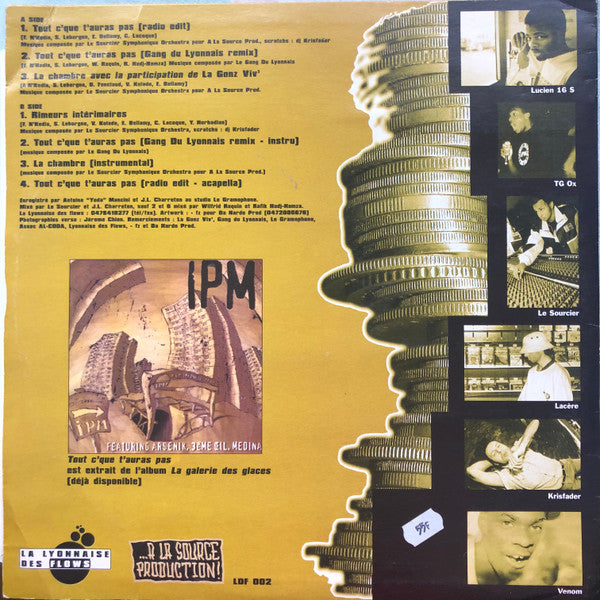 IPM : Tout C'Que T'Auras Pas (12", Blu)