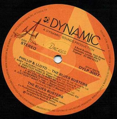 The Blues Busters : Phillip & Lloyd (LP)