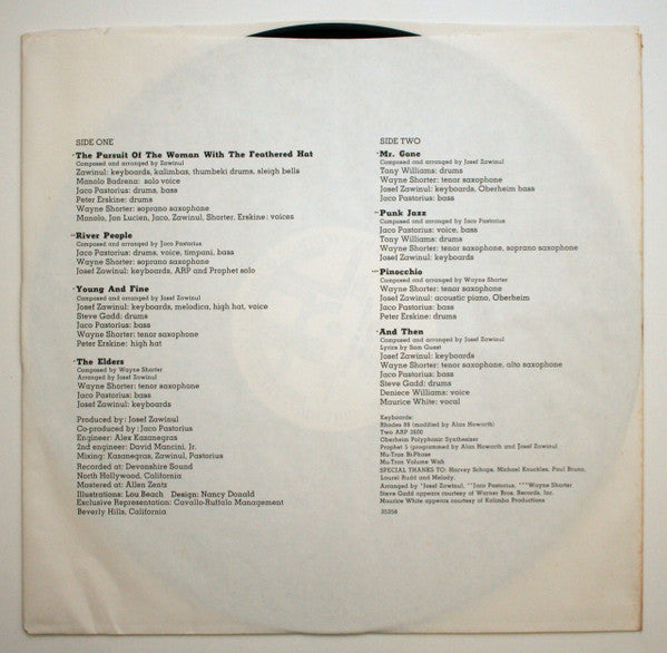 Weather Report : Mr. Gone (LP, Album, Promo, Pit)