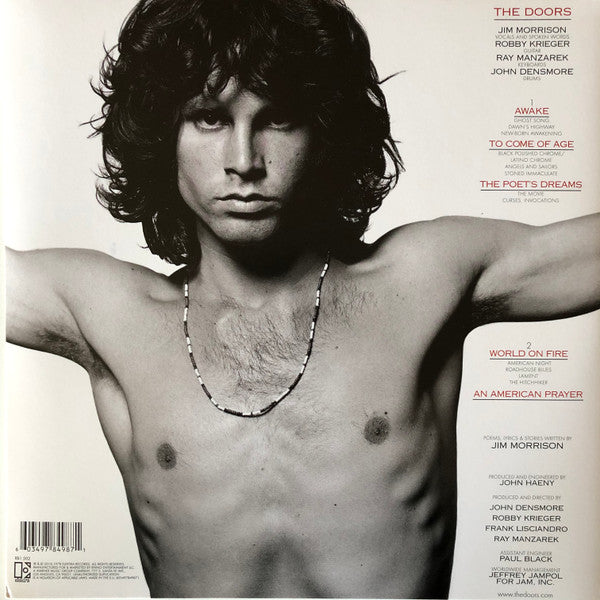 Jim Morrison, The Doors : An American Prayer - Music By The Doors (LP, Album, RE, RM, Gat)