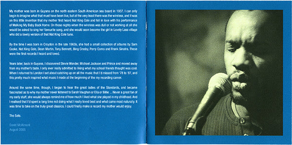 David McAlmont : Set One - You Go To My Head (CD, Album)