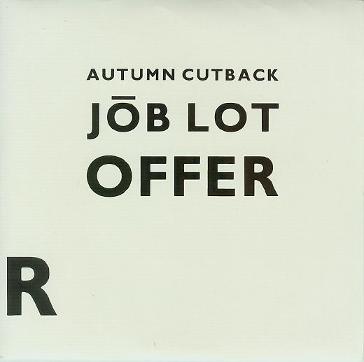 Sudden Sway : Autumn Cutback Job Lot Offer (7")