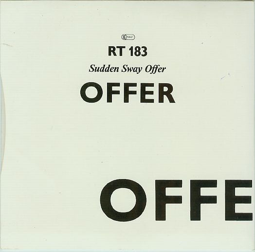 Sudden Sway : Autumn Cutback Job Lot Offer (7")