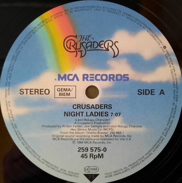 The Crusaders : Night Ladies / Megastreet (12", P/Mixed)