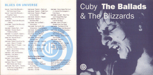 Cuby + Blizzards : The Ballads (CD, Comp)