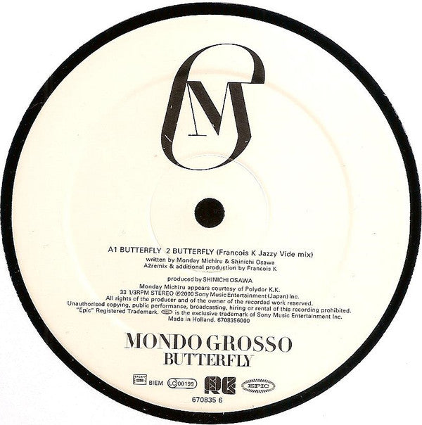 Mondo Grosso : Butterfly (12")