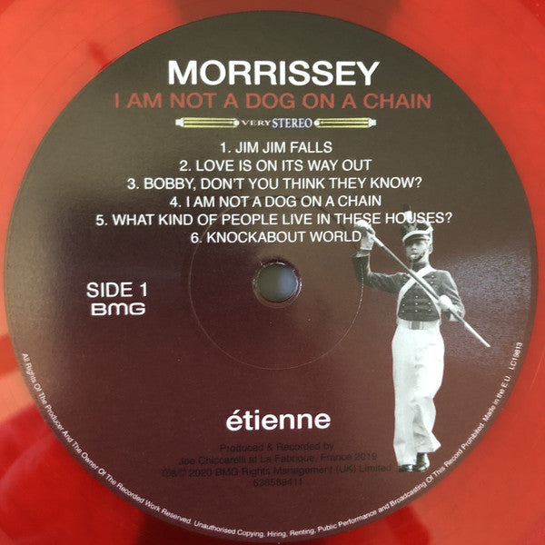 Morrissey : I Am Not A Dog On A Chain (LP, Album, Red)