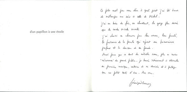 Véronique Sanson : D'un Papillon À Une Étoile (CD, Album, RP, Jew)