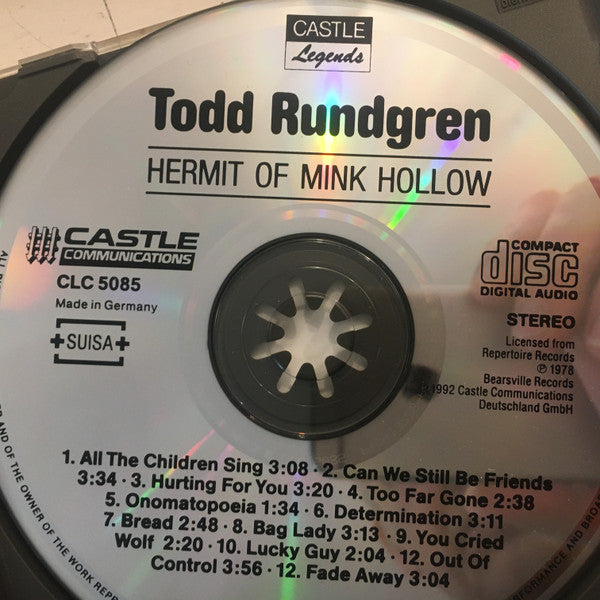 Todd Rundgren : Hermit Of Mink Hollow (CD, Album, RE)