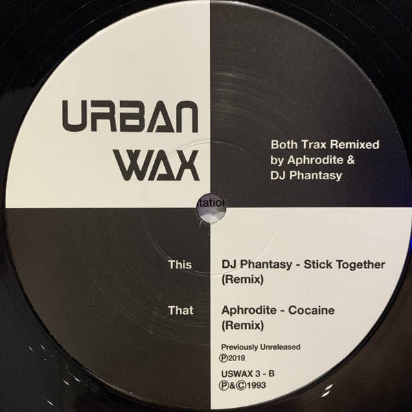 DJ Phantasy / Aphrodite : Stick Together (Remix) / Cocaine (Remix) (12")