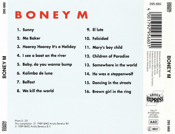 Boney M. : Ma Baker (CD, Comp)