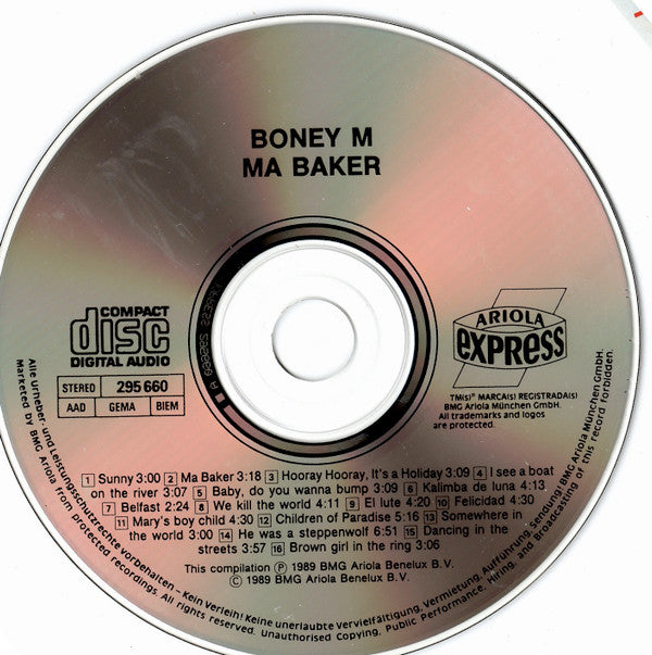 Boney M. : Ma Baker (CD, Comp)