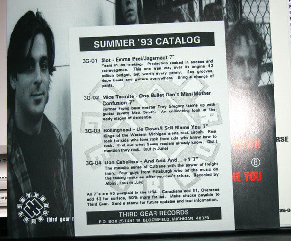 Rollinghead : Lie Down (7", Bla)