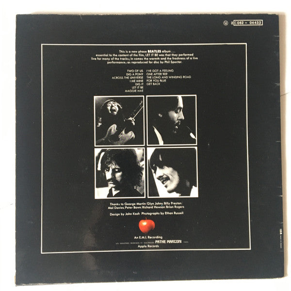 The Beatles : Let It Be (LP, Album, RE)