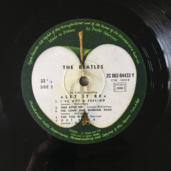 The Beatles : Let It Be (LP, Album, RE)