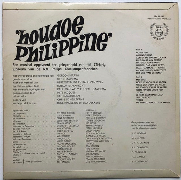 Various : Houdoe Philippine (LP, Album)