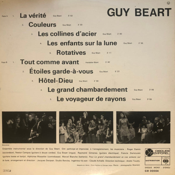 Guy Béart : La Vérité (LP, Album, RE, Gat)